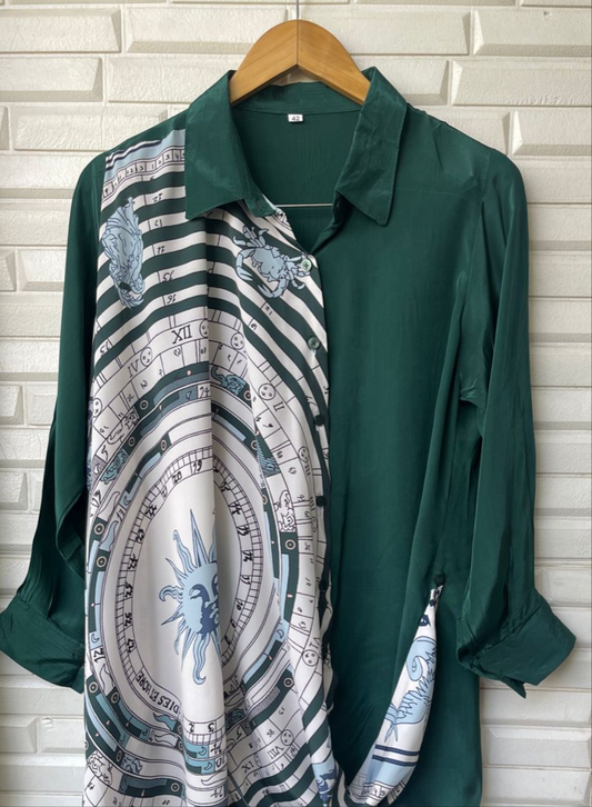 Pure Crepe Ready to Wear Co-ord Set Rc12531(b)