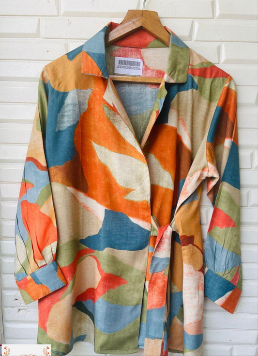 Cotton Printed Ready to Wear Coord Set Rc10467