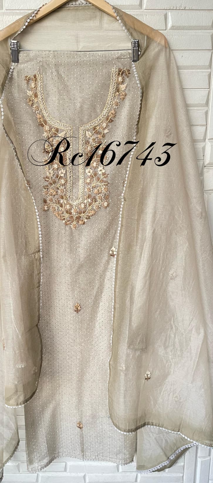 Kora Cotton Unstitched Ladies Suit Rc16743