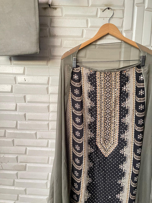 Muslin Unstitched Ladies Suit Rc16709