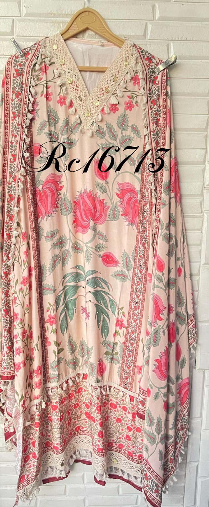 Muslin Unstitched Ladies Suit Rc16713