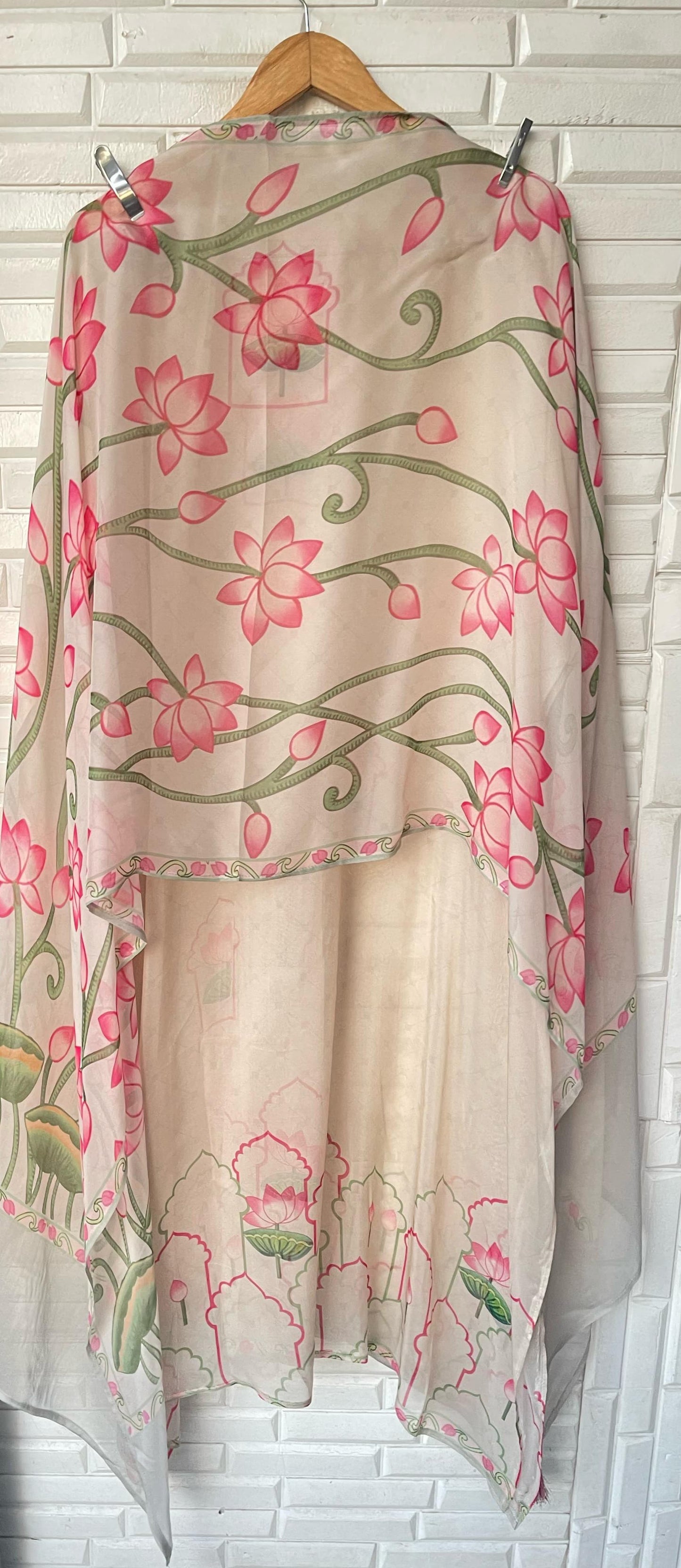 Fine Organza Unstitched Ladies Suit Rc16722