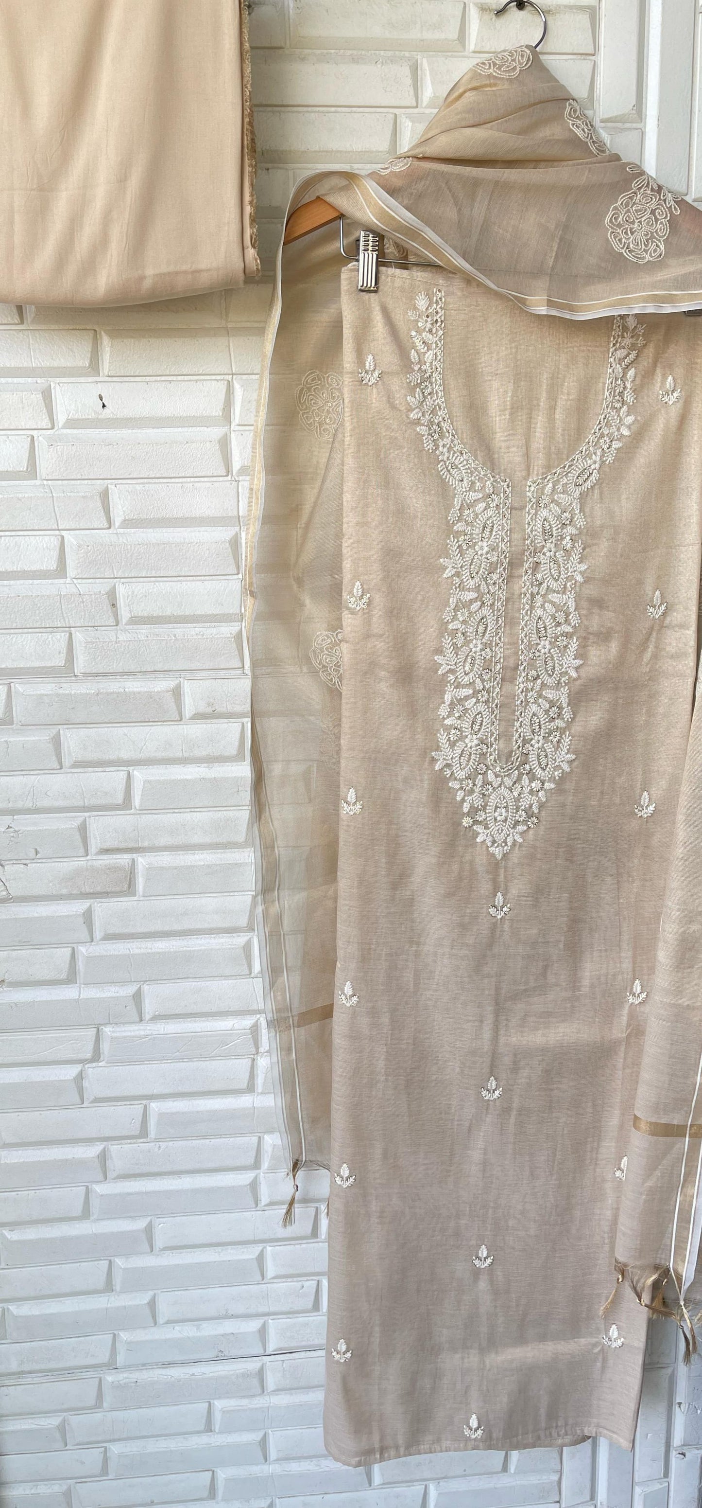 Shimmer Silk Unstitched Ladies Suit Rc16693