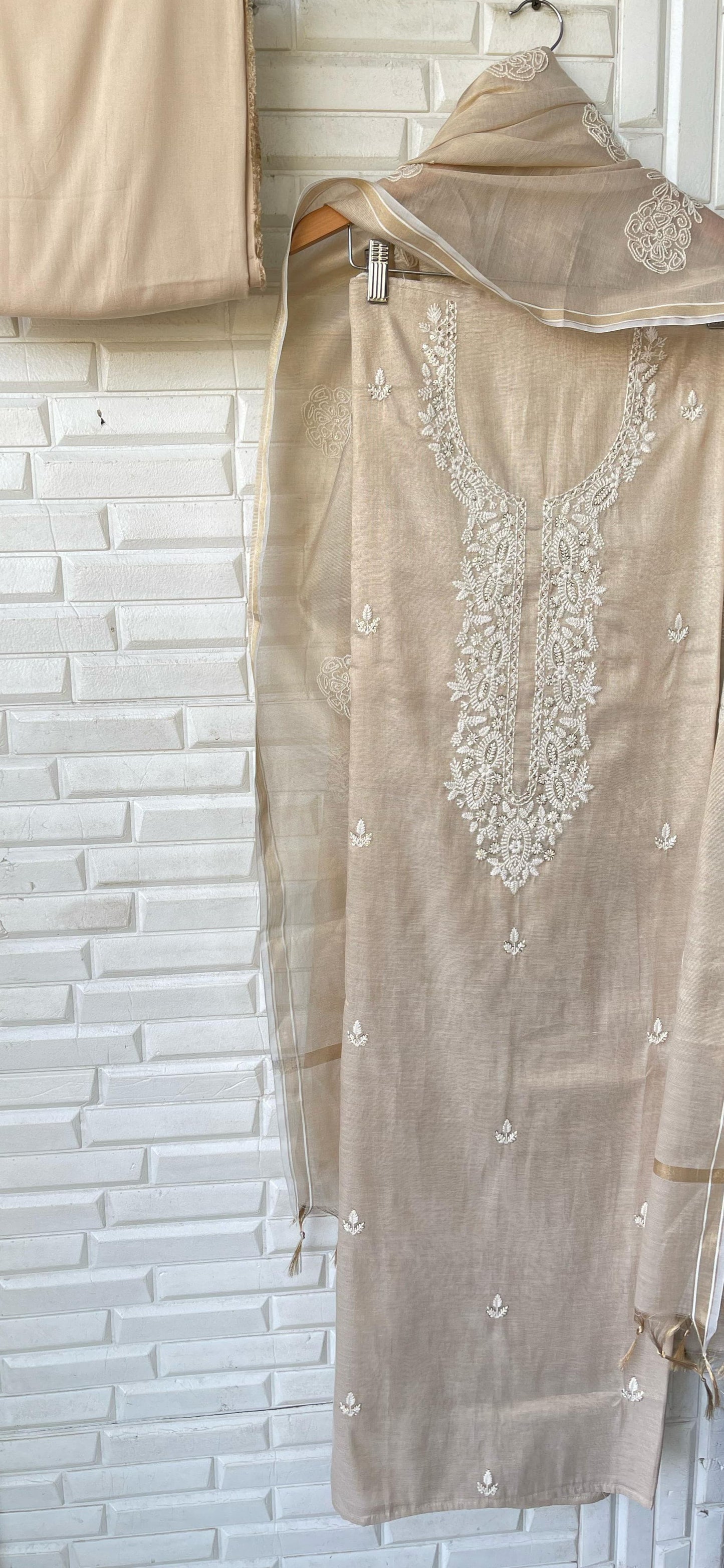 Shimmer Silk Unstitched Ladies Suit Rc16693