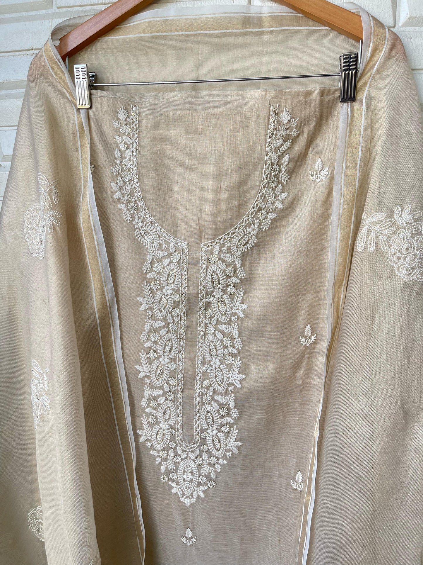 Shimmer Silk Unstitched Ladies Suit Rc16693