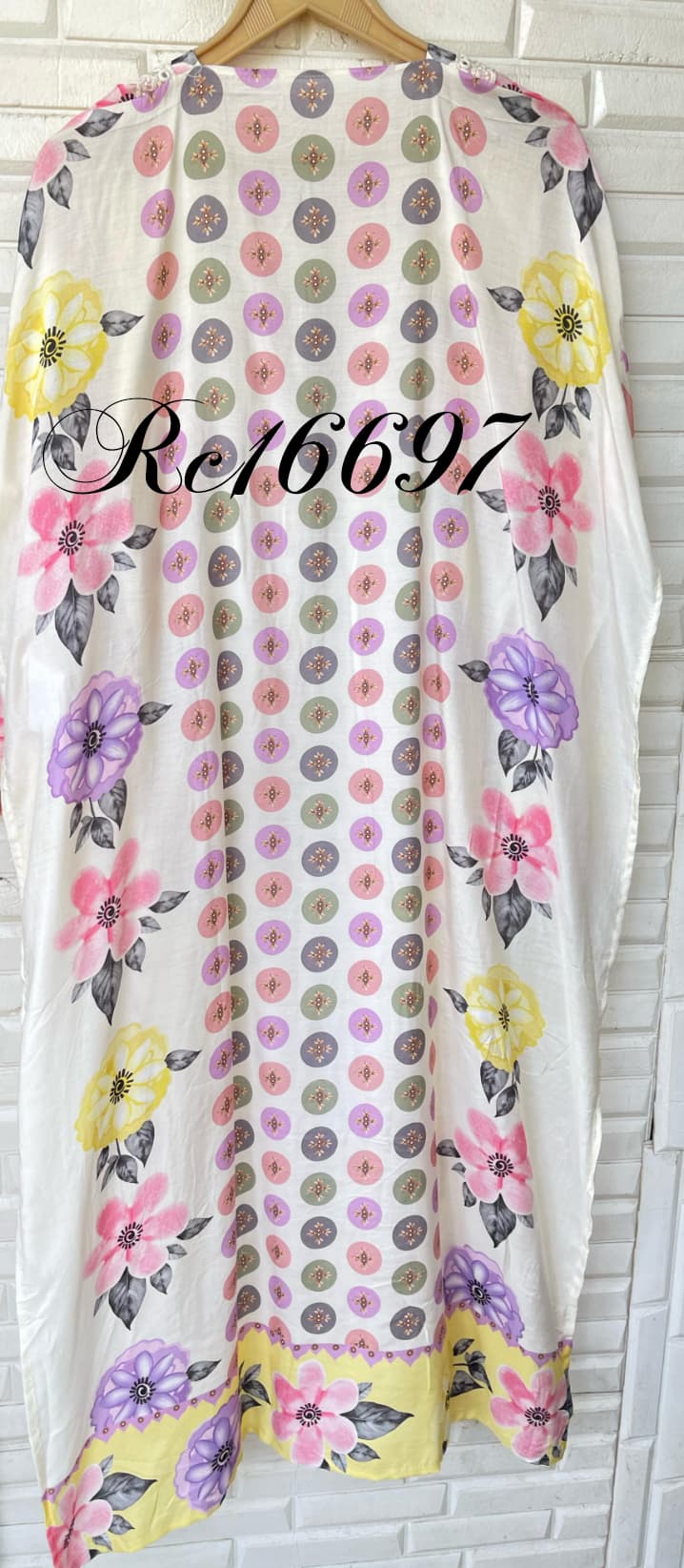 Muslin Unstitched Ladies Suit Rc16697