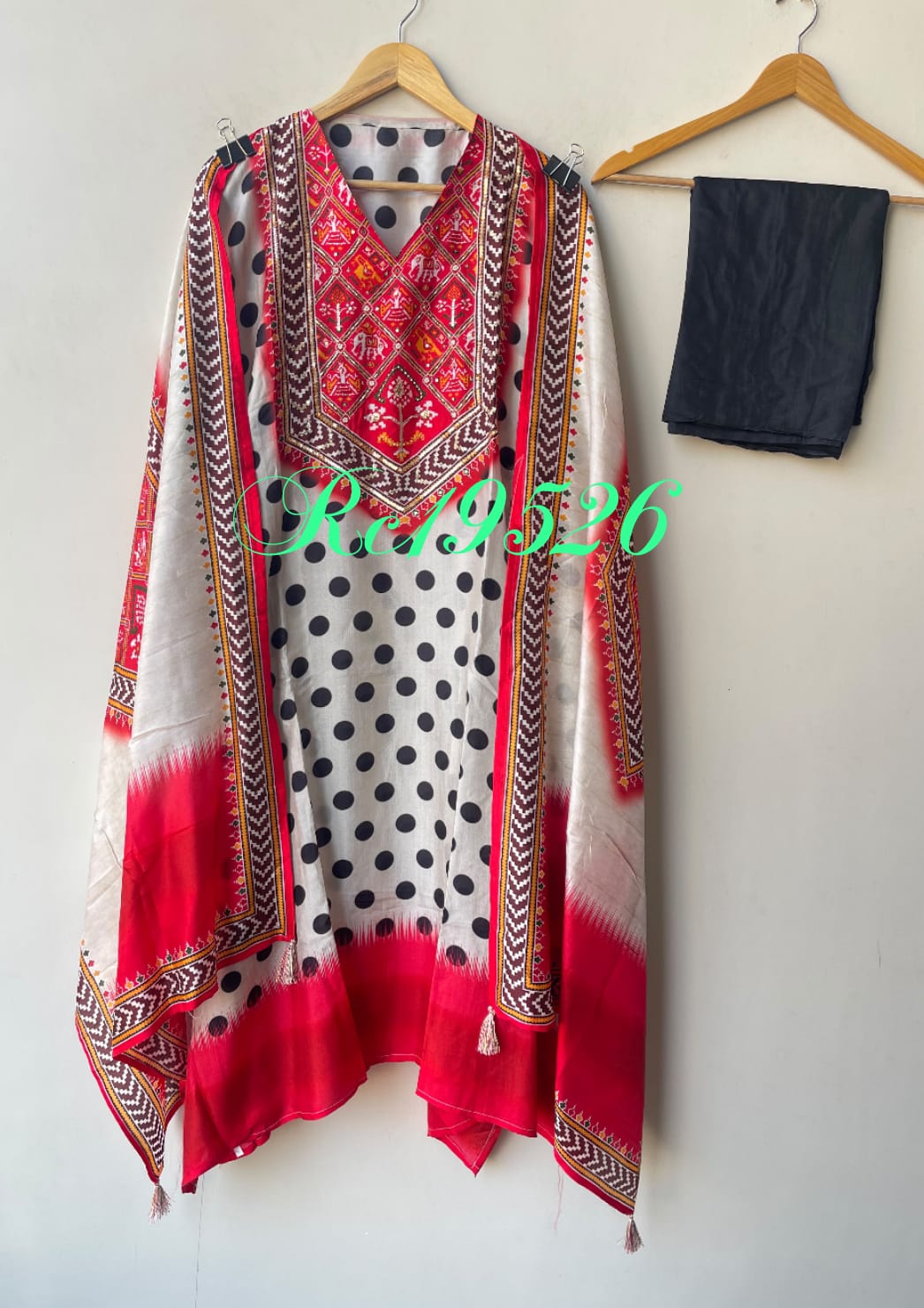 Festive Pure Silk Printed Resham & Zari Embroidered Unstitched Suit Set with Dupatta