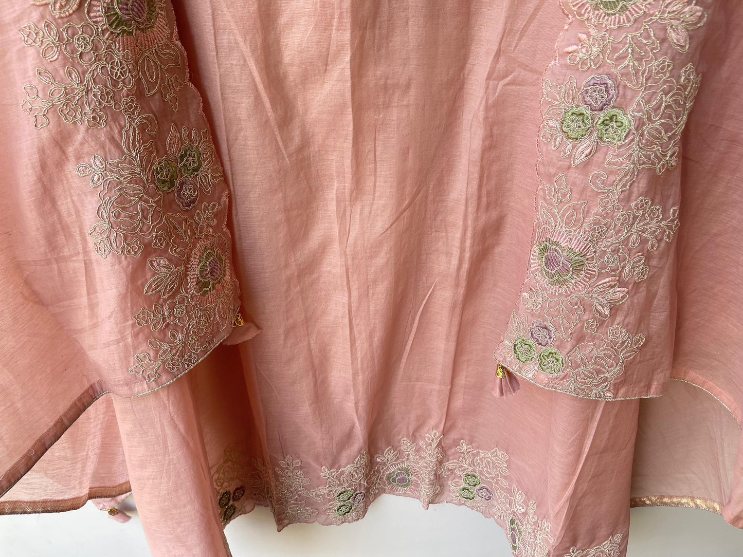 Mul chanderi unstitched ladies suit Rc18762