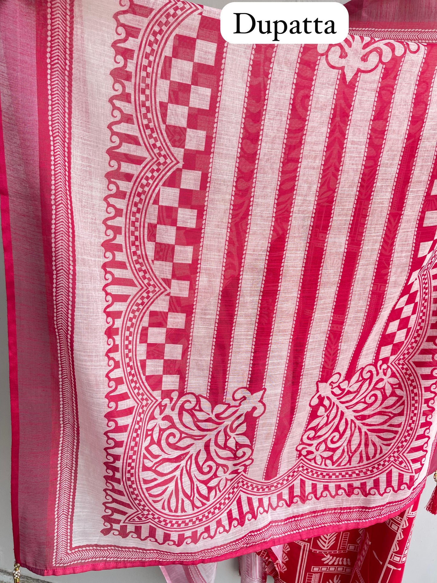 Cambrick cotton unstitched ladies suit Rc18385