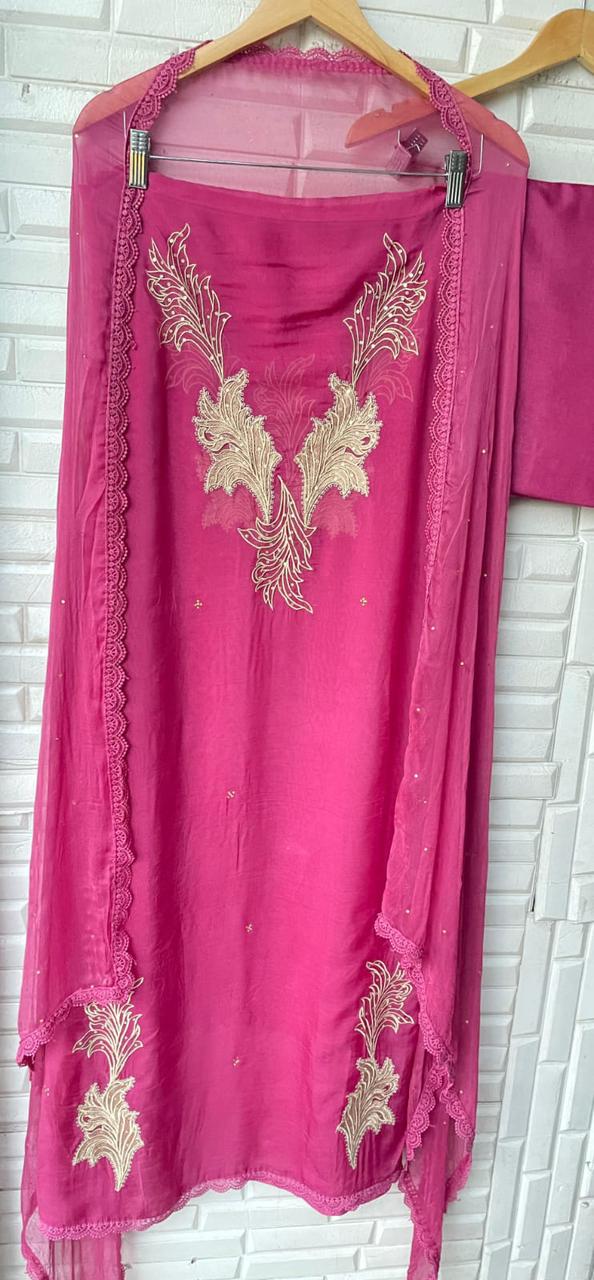 Organza Unstitched Ladies Suit Rc17369(b)