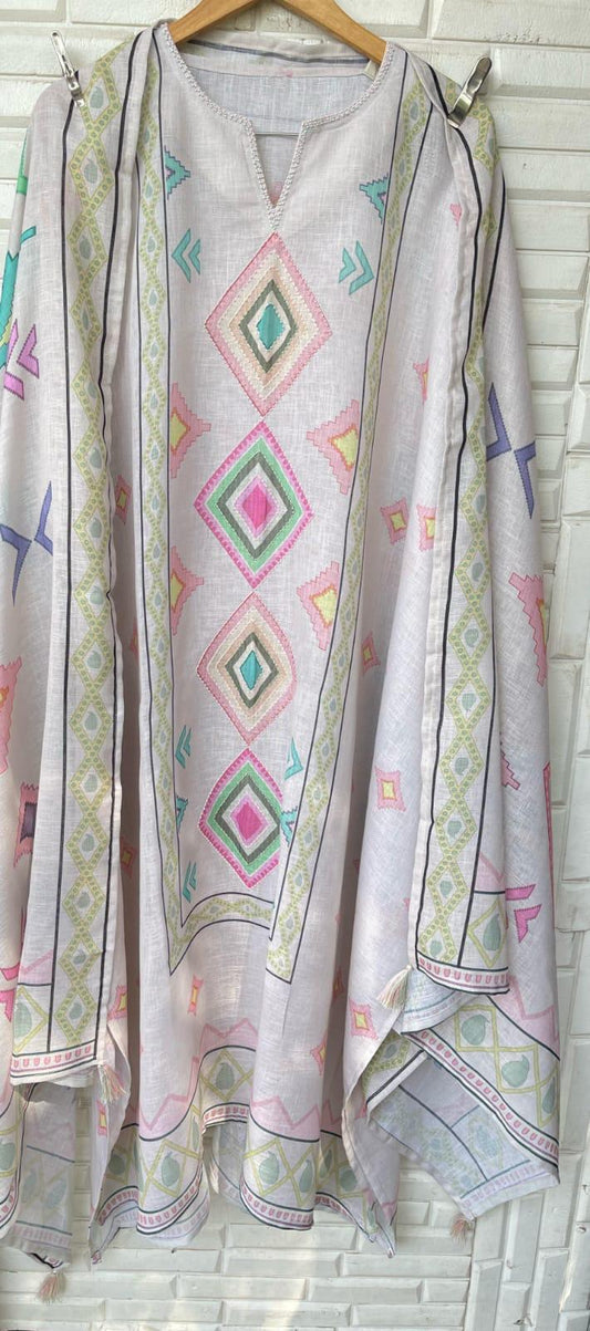 Cotton unstitched ladies suit Rc16818