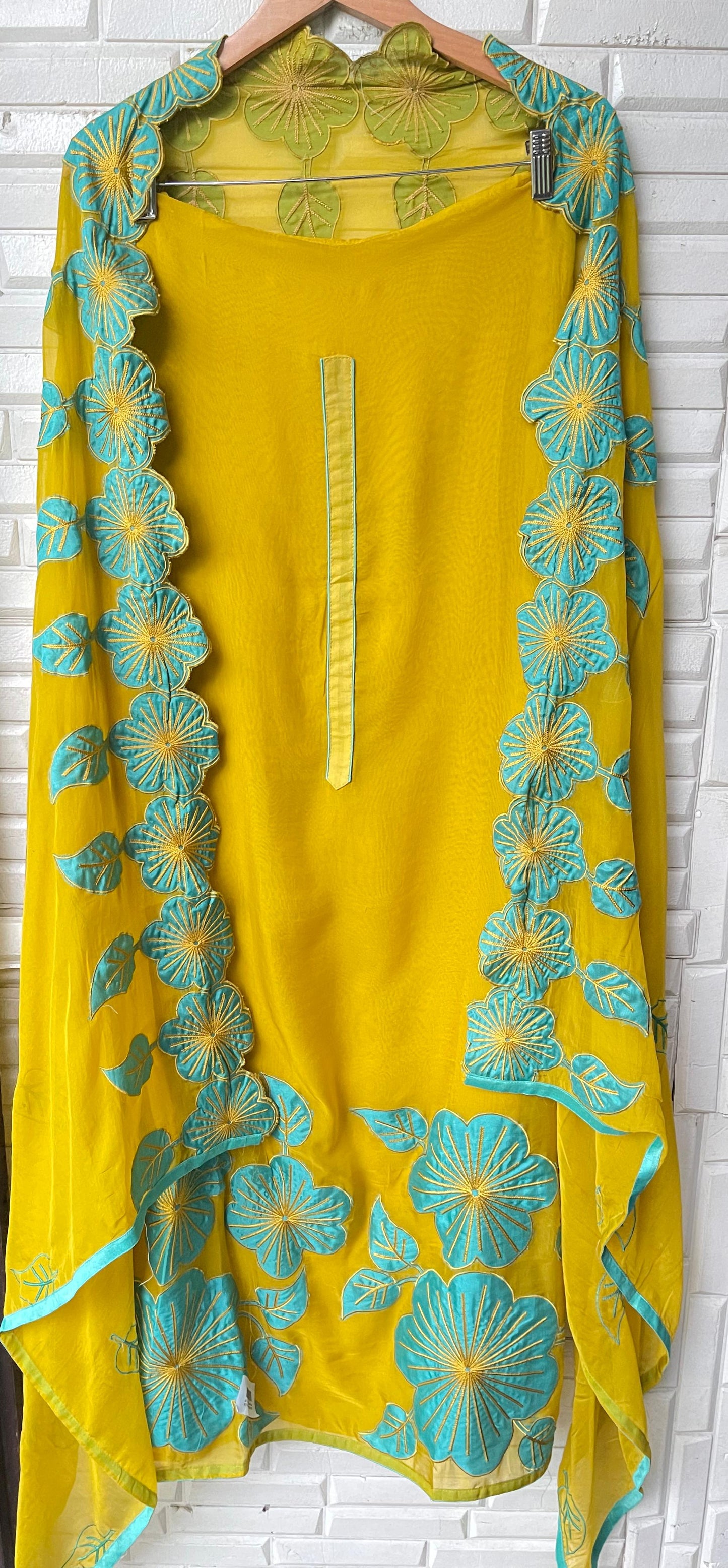 Organza unstitched ladies suit Rc17626 (b)