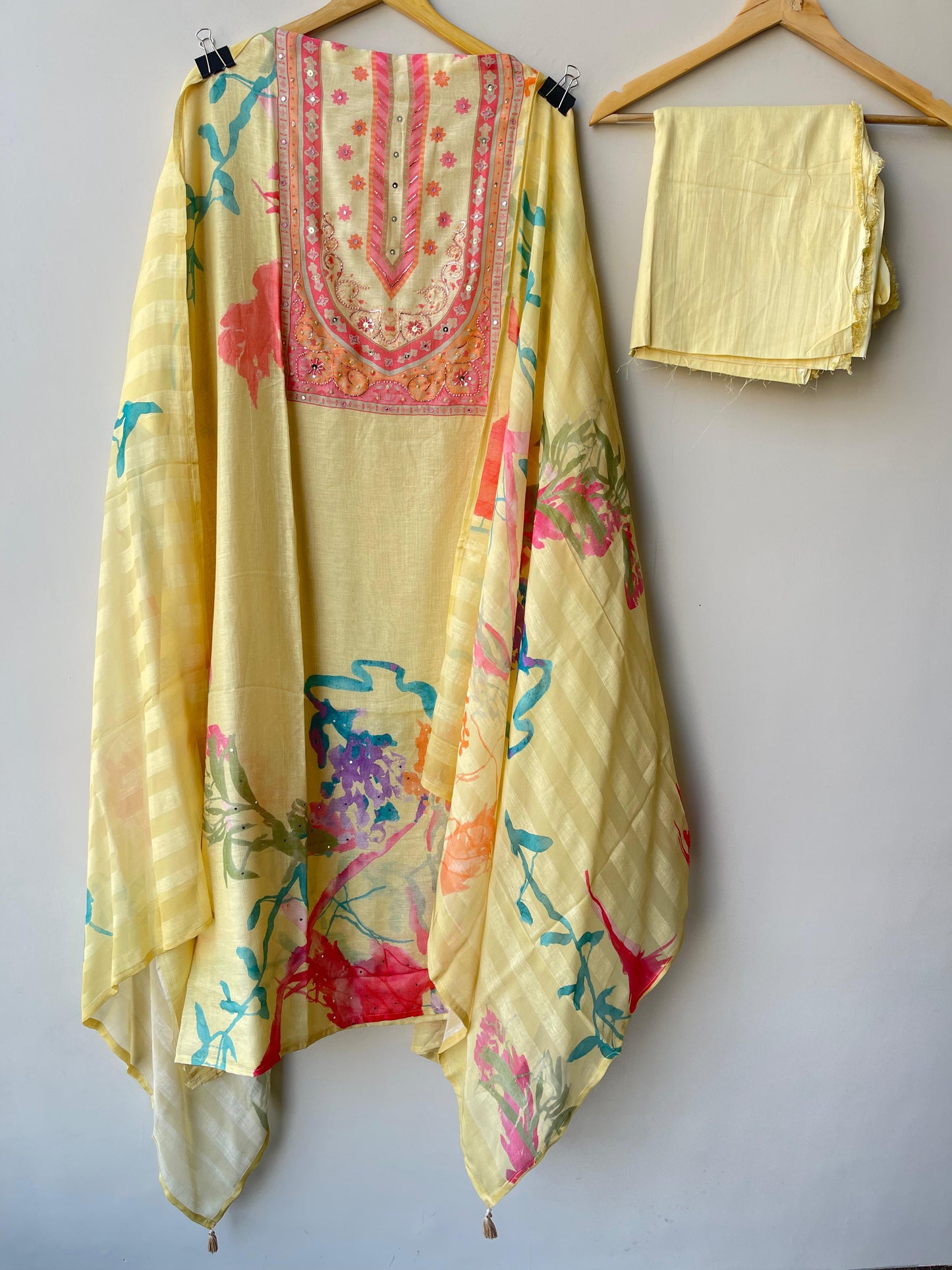 Pure Linen Unstitched Ladies Suit RC-18851 – view 9