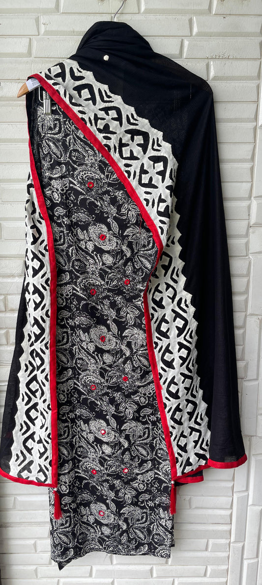 Cotton unstitched ladies suit Rc17349