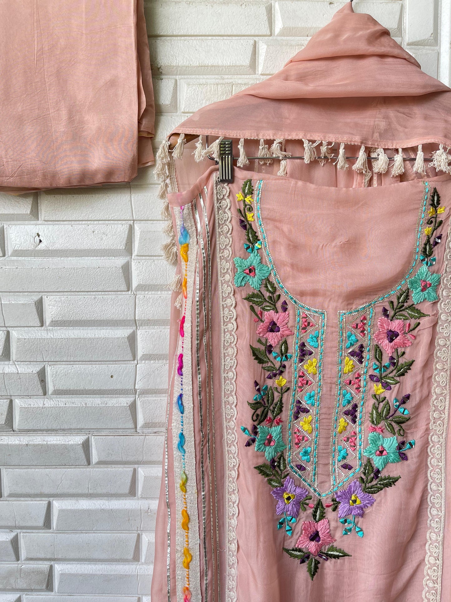 Organza unstitched ladies suit Rc17292 (a)