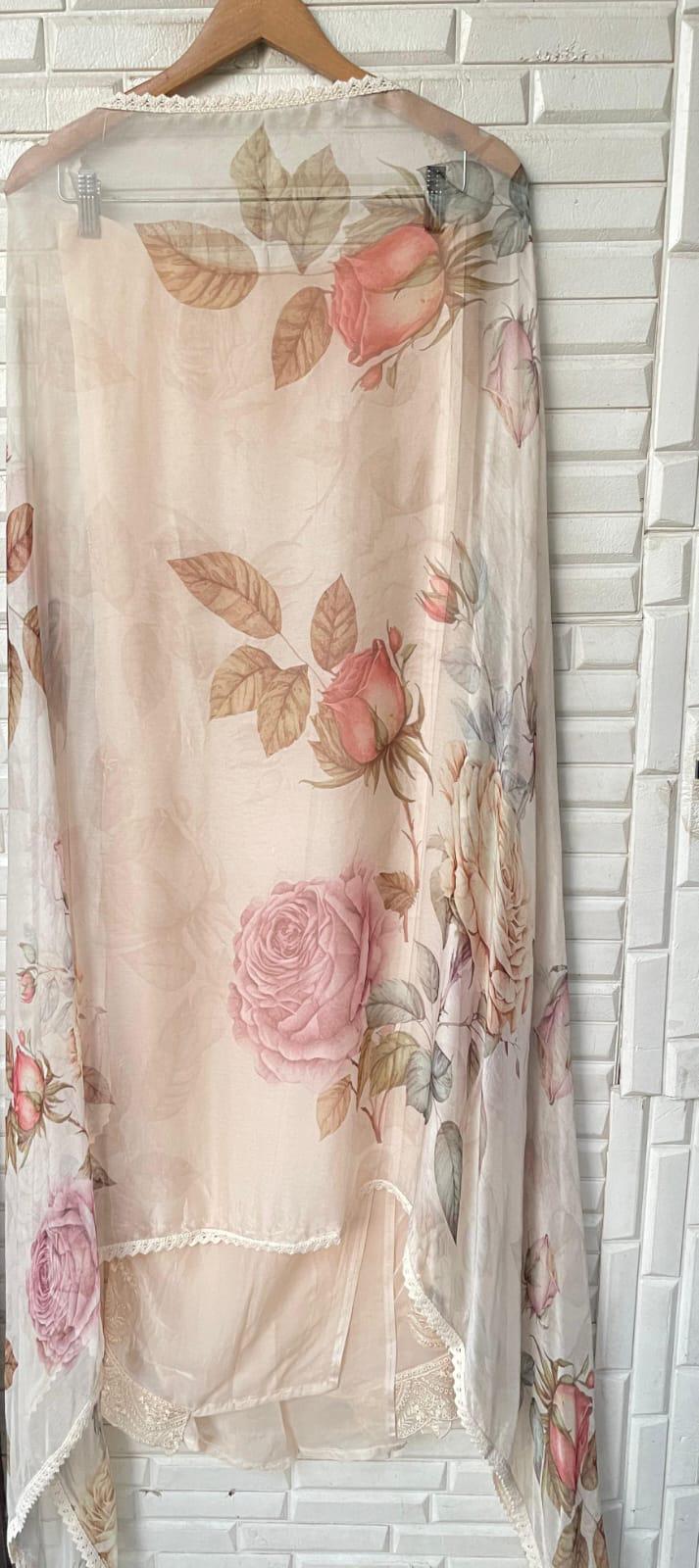 Mul chanderi unstitched ladies suit Rc17222