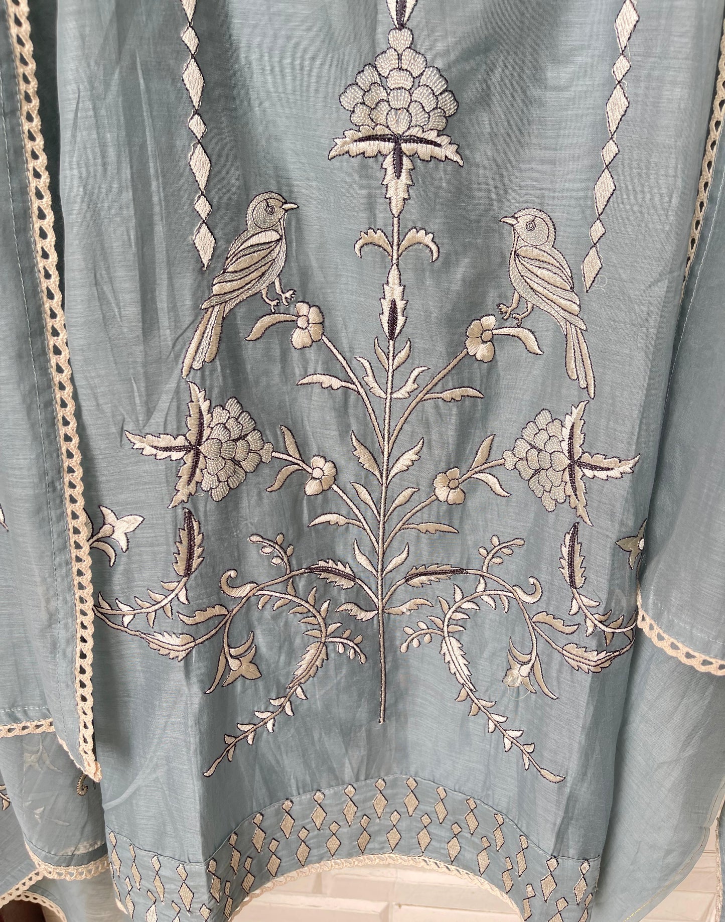 Mul chanderi unstitched ladies suit Rc17331