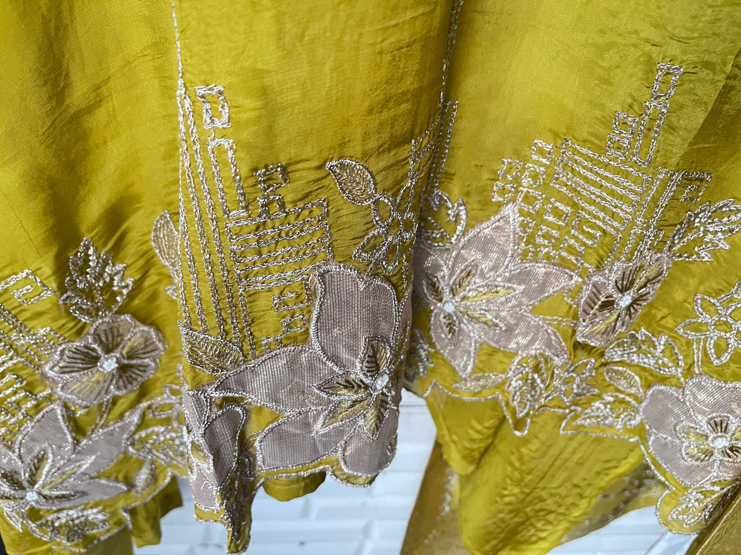 Silk fabric unstitched ladies suit Rc17833 (b)