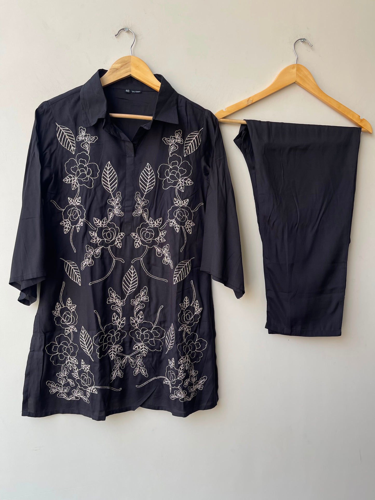 Imported silk stitched ladies coord set Rc19107