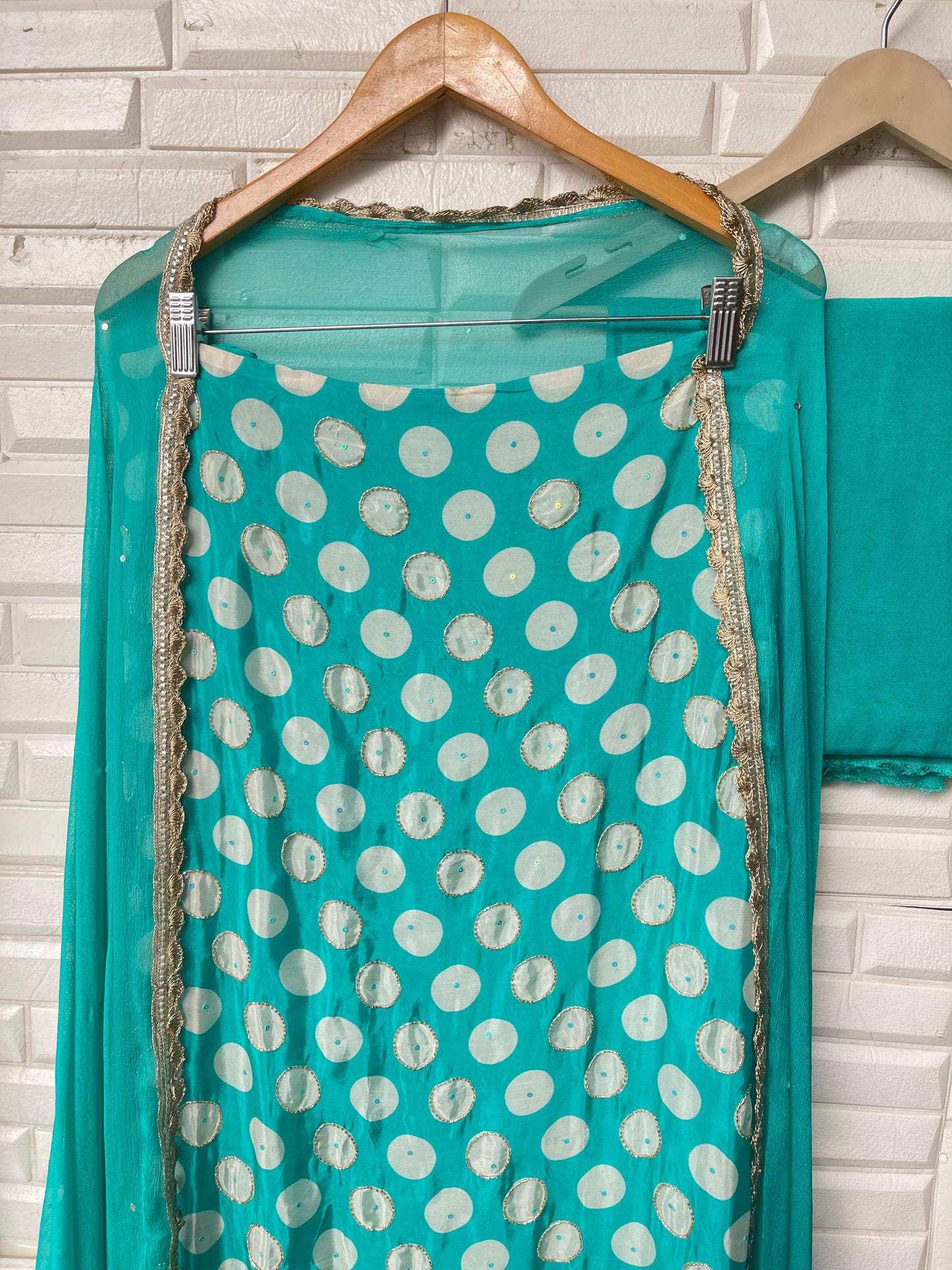 Organza unstitched ladies suit Rc17542 (b)