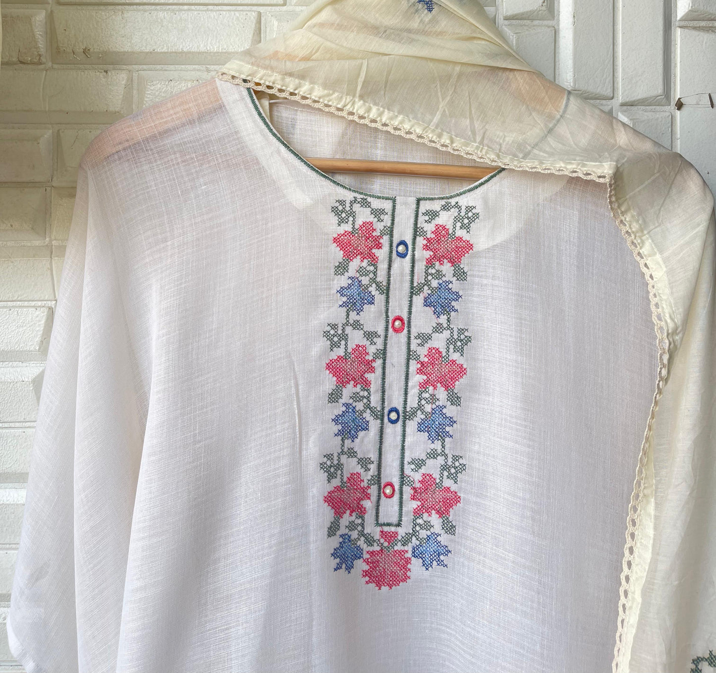 Linen unstitched ladies suit Rc16231