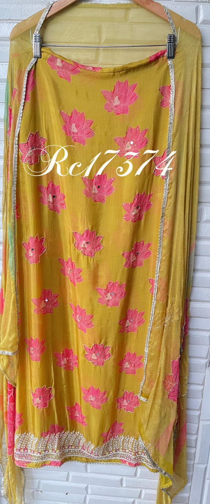 Organza unstitched ladies suit Rc173734