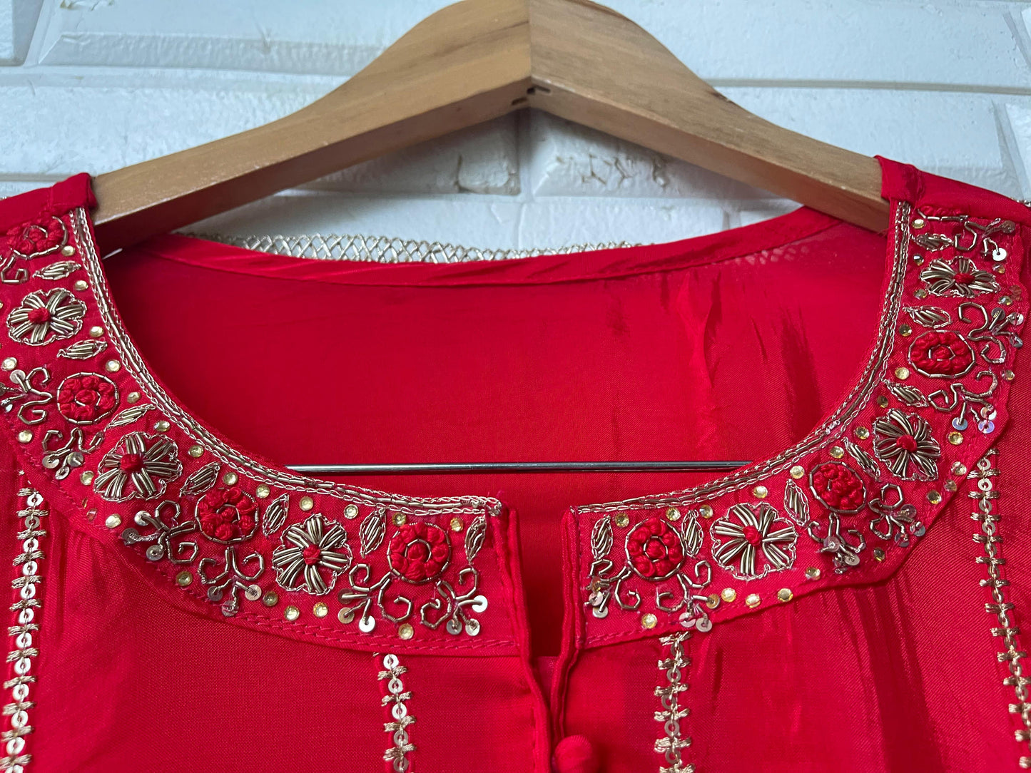 Organza unstitched ladies suit Rc17632