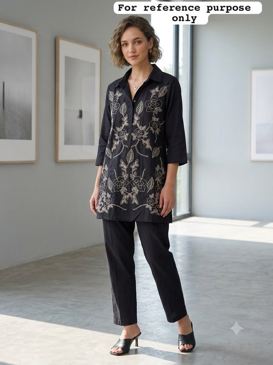 Imported silk stitched ladies coord set Rc19107
