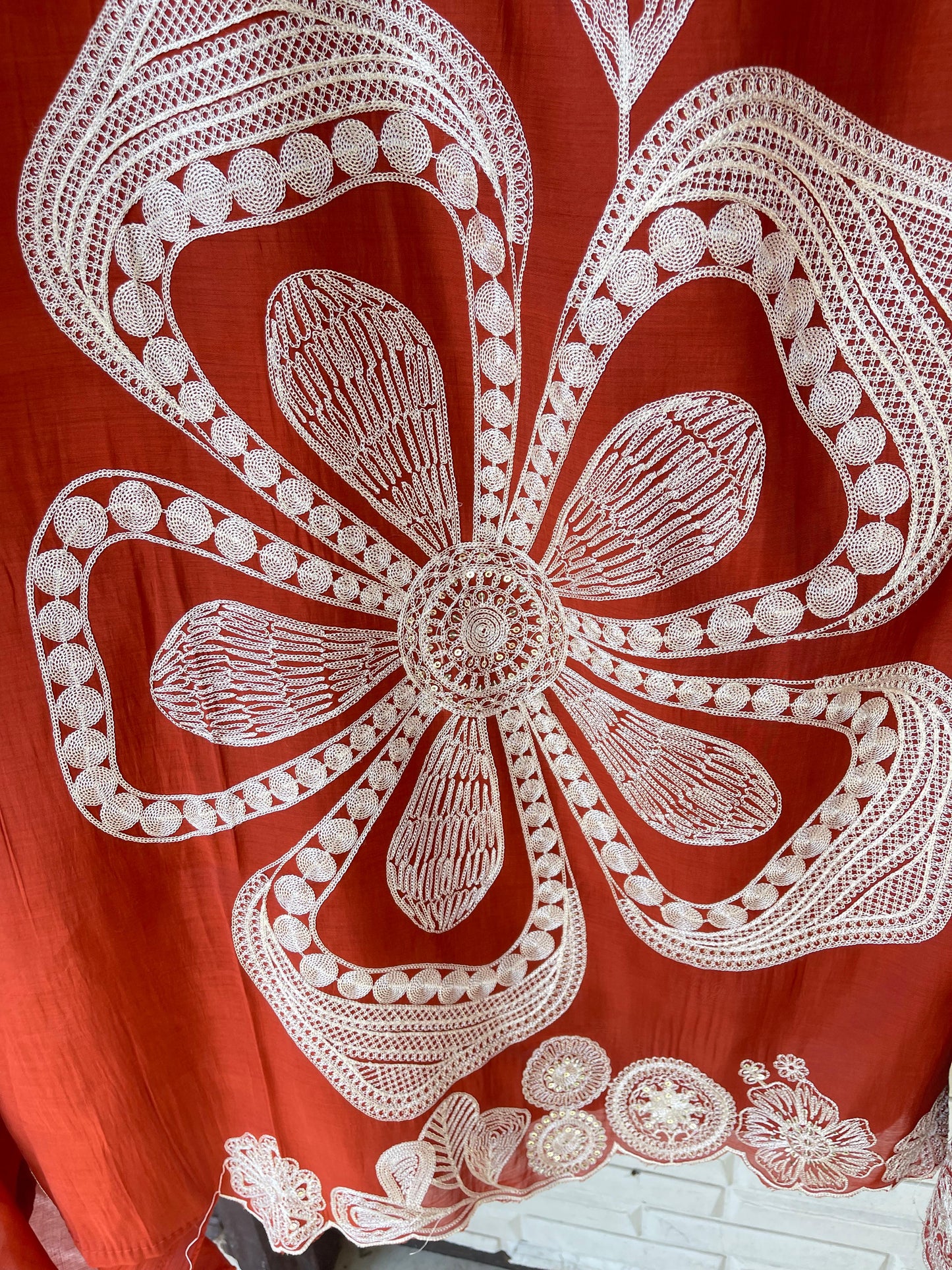 Mul chanderi unstitched ladies suit Rc17814