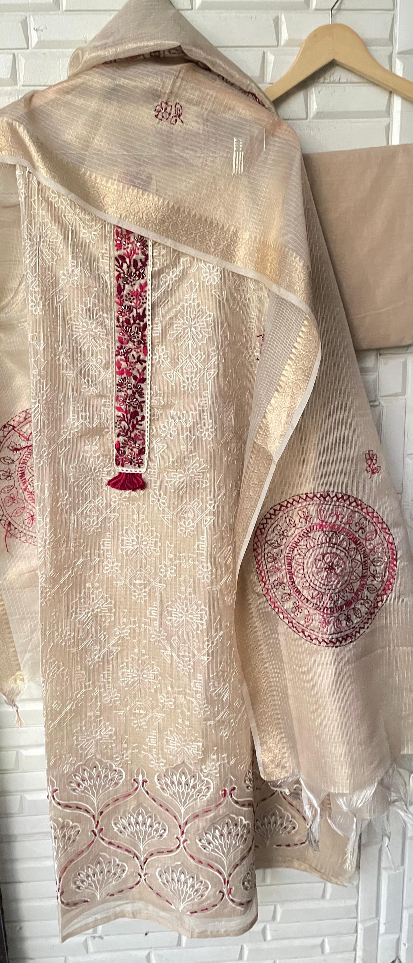 Shimmer kota doriya unstitched ladies suit Rc17811