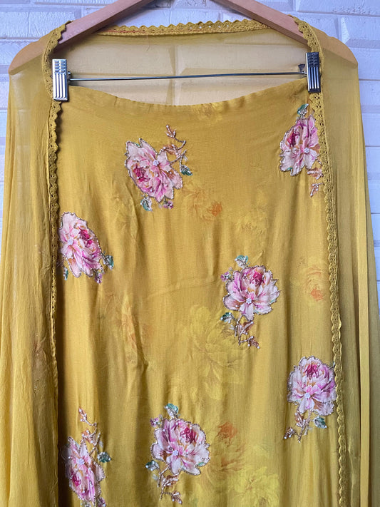 Organza unstitched ladies suit Rc17581 (b)