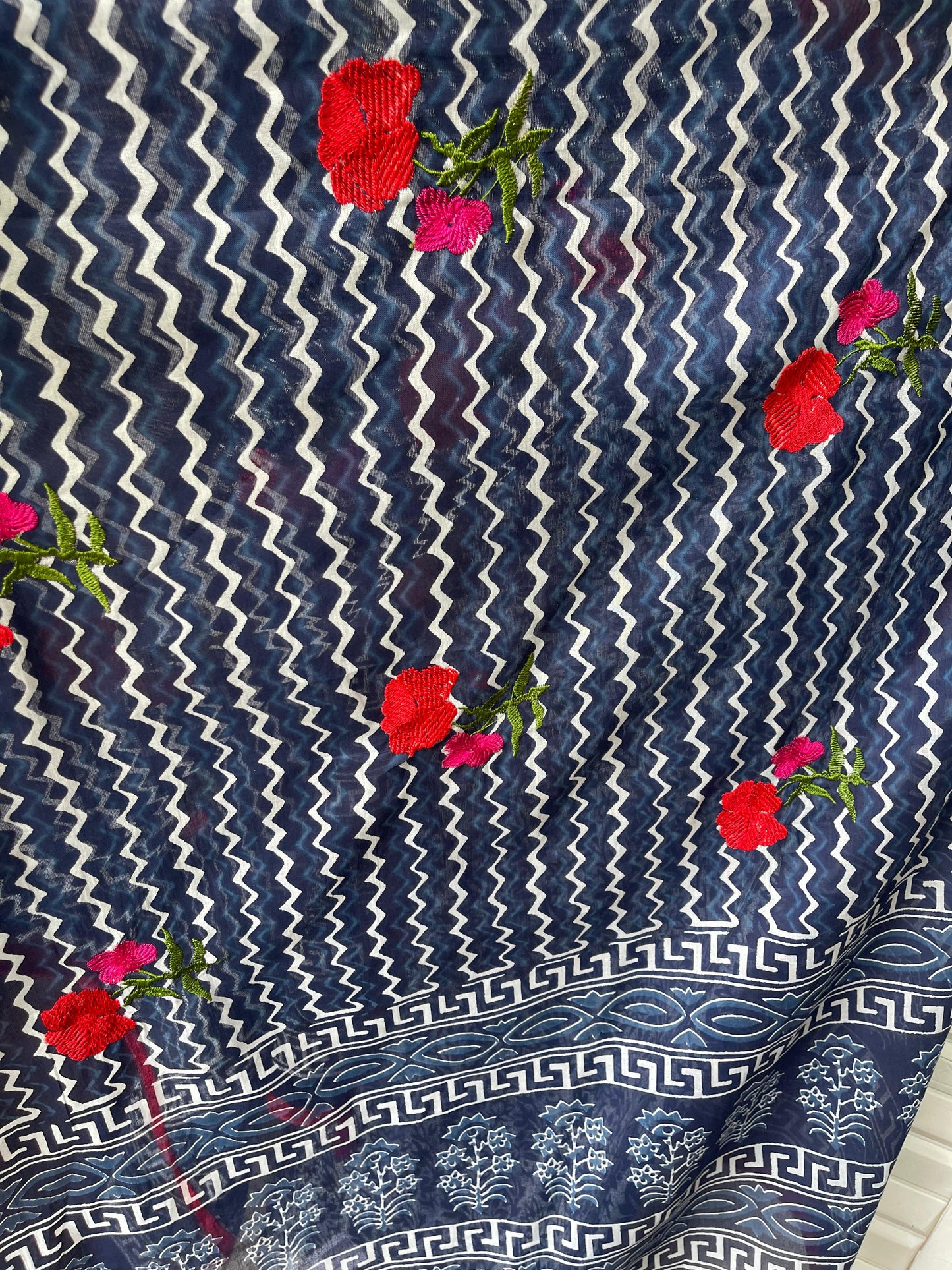 Cotton unstitched ladies suit Rc17383