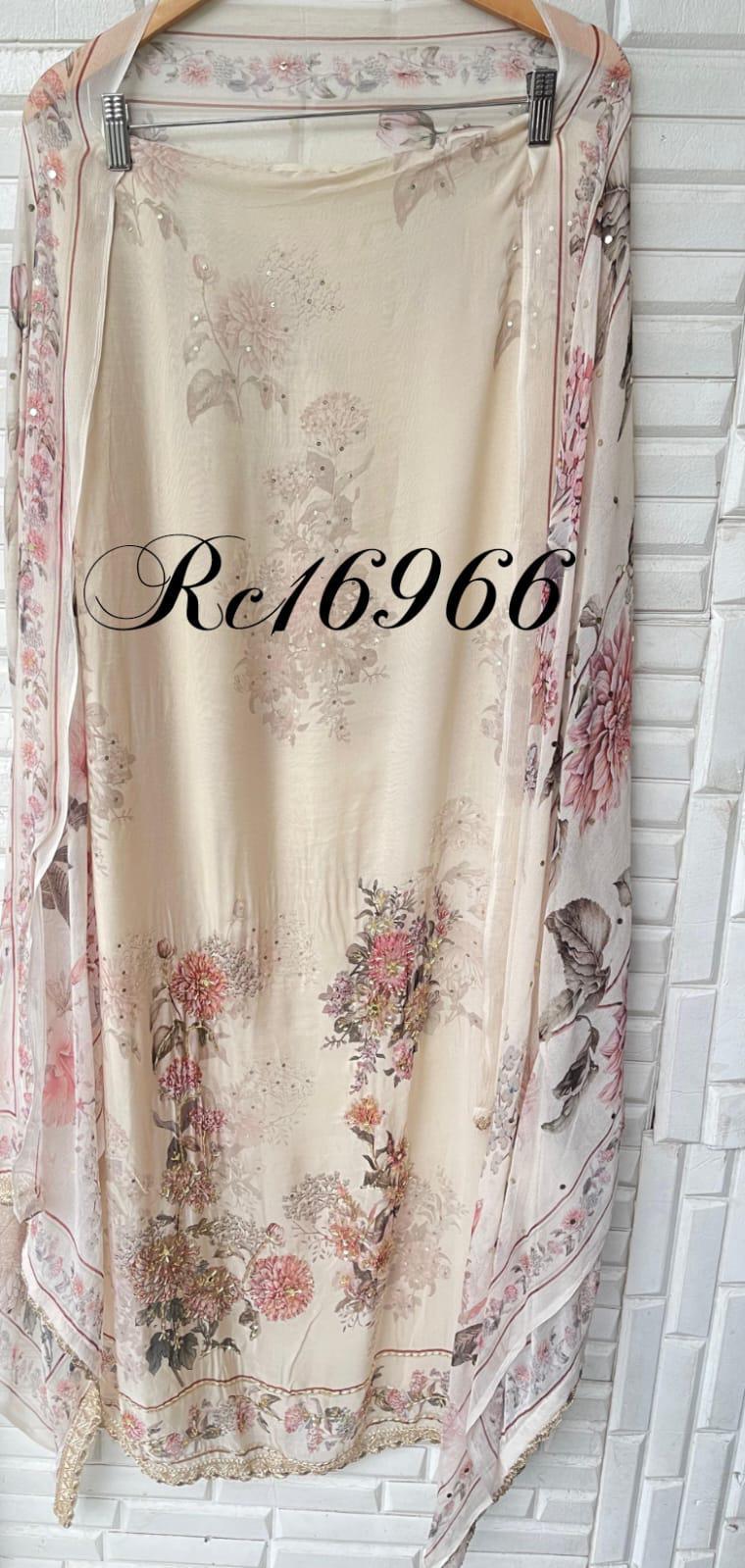 Organza unstitched ladies suit Rc17966