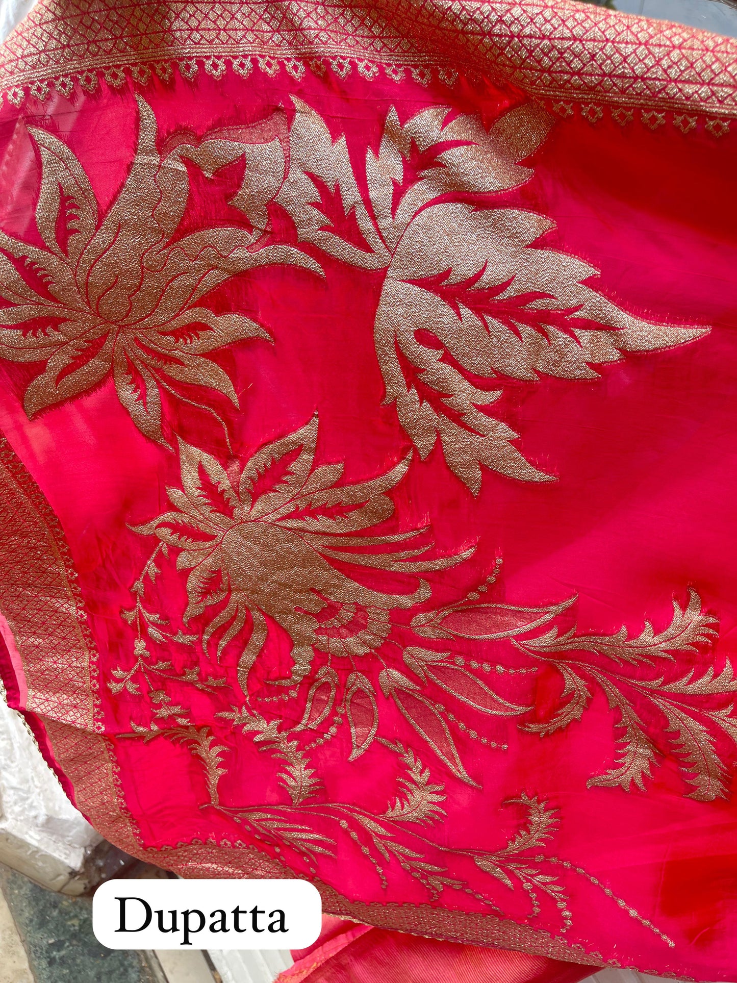 Banarasi silk unstitched ladies suit Rc17858 (b)