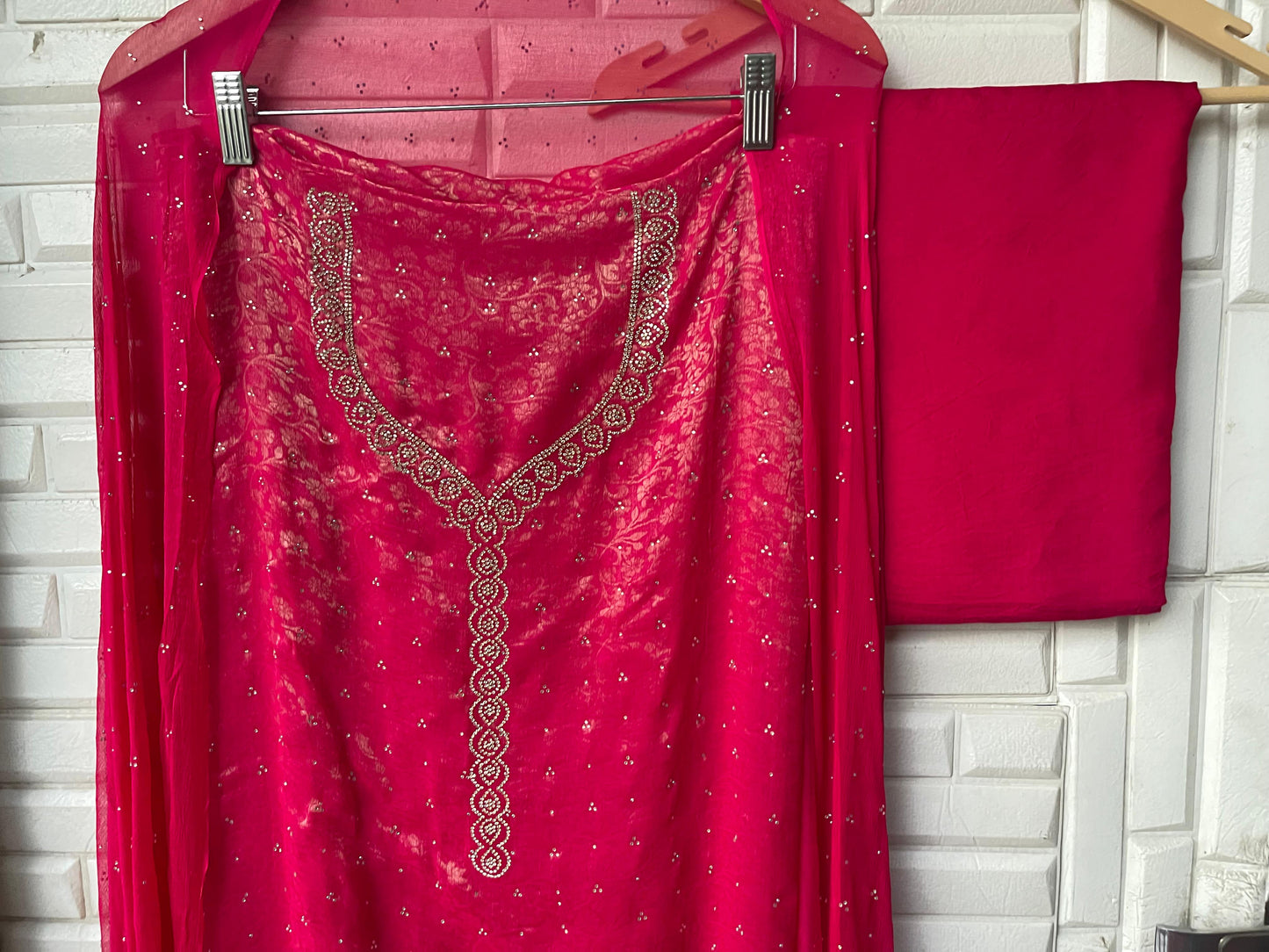 Organza unstitched ladies suit Rc17371 (b)