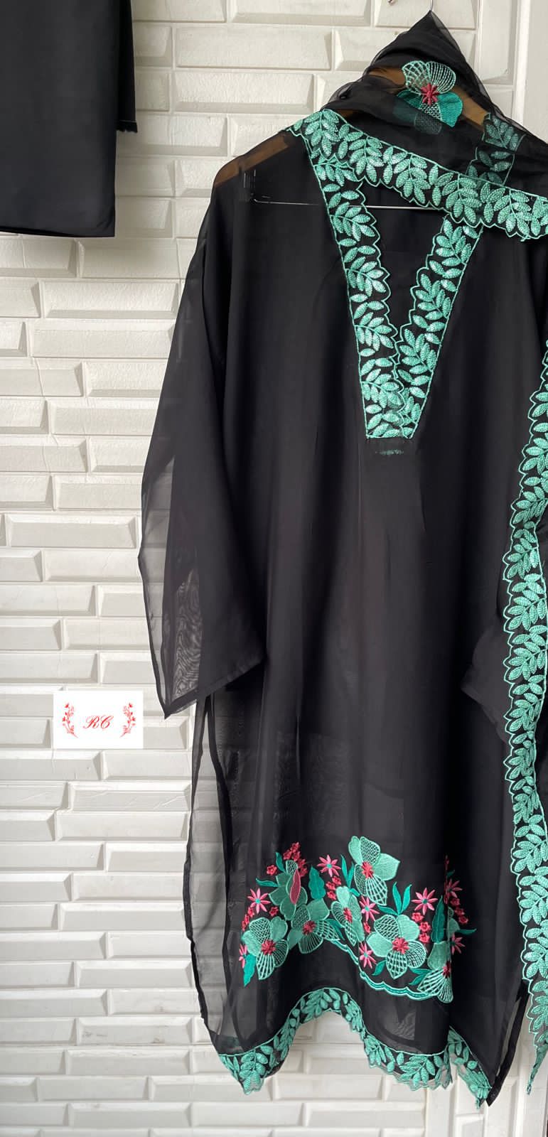 Organza Unstitched Ladies Suit Rc 13994