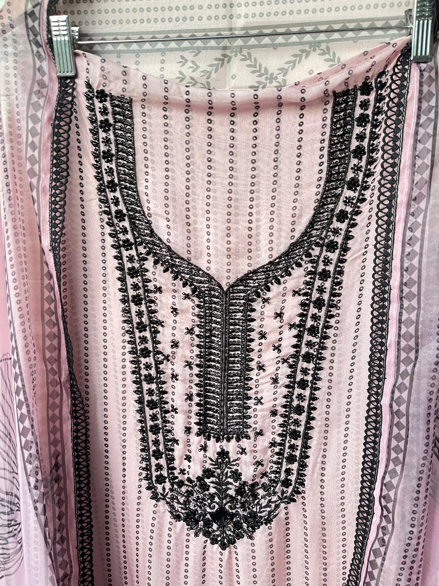 Organza unstitched ladies suit Rc17515  (a)