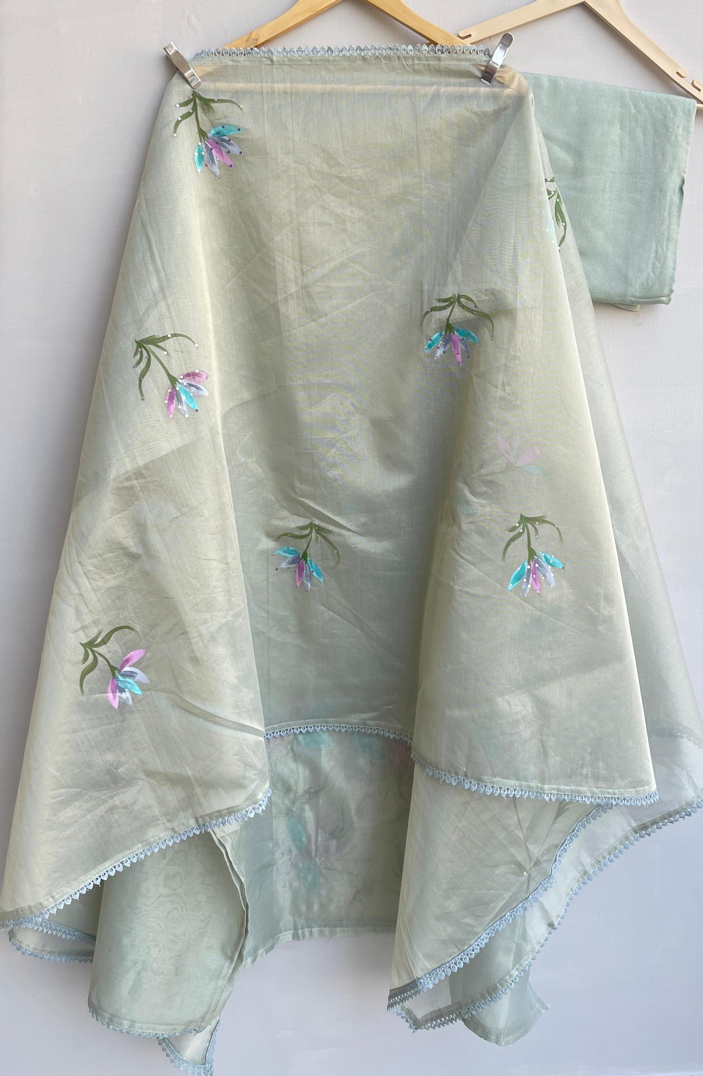 Shimmer kota doriya unstitched ladies suit Rc17890