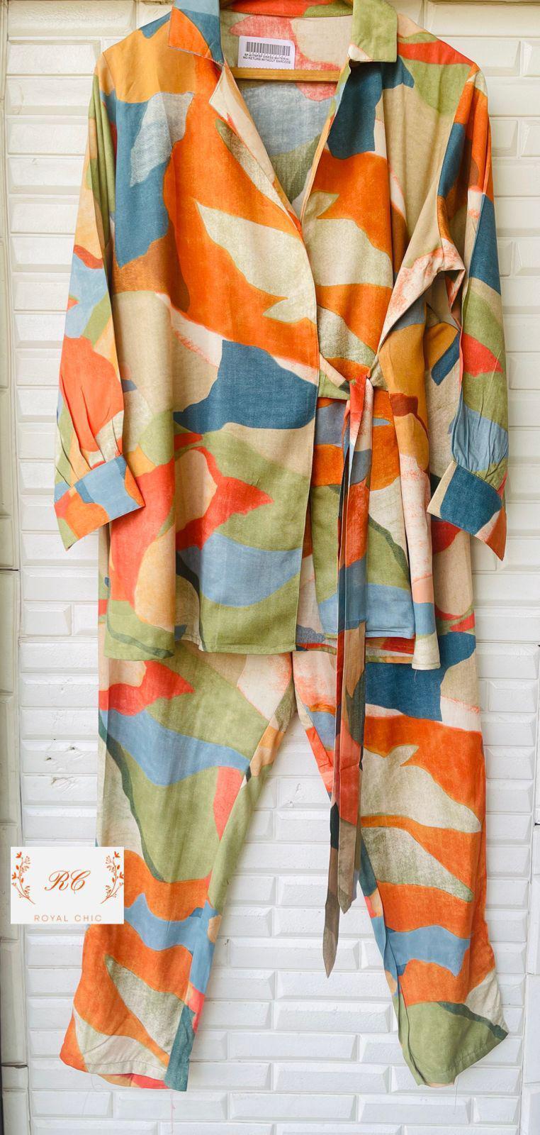 Cotton Printed Ready to Wear Coord Set Rc10467
