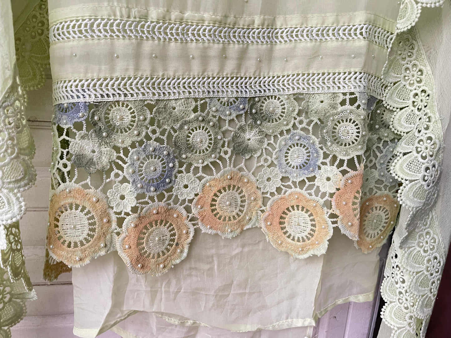 Organza Unstitched Ladies Suit Rc 17300(b)