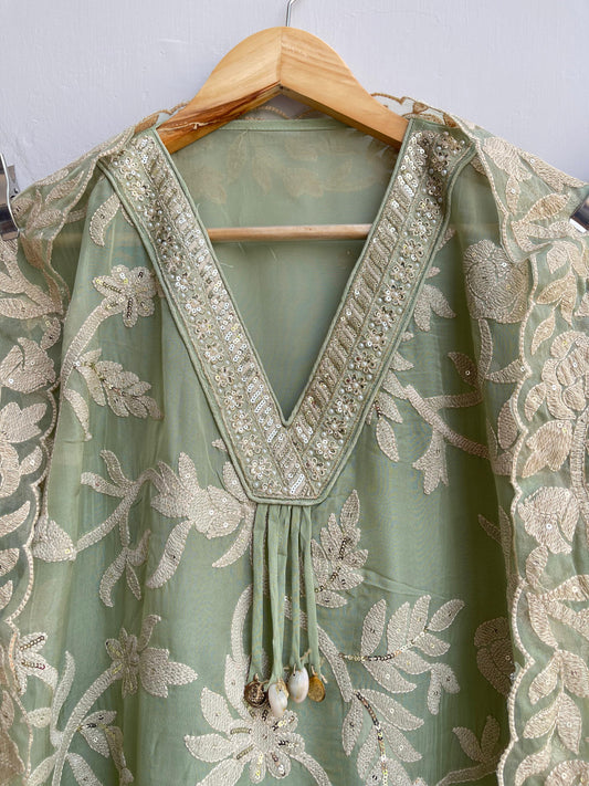 Organza unstitched ladies suit Rc17936 (b)