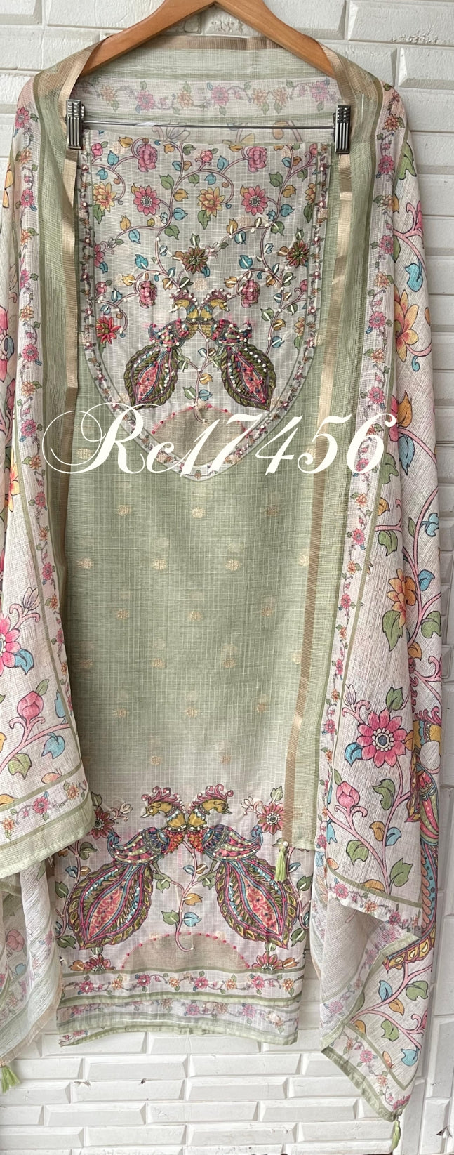 Banarasi kota doriya unstitched ladies suit Rc17456 (a)
