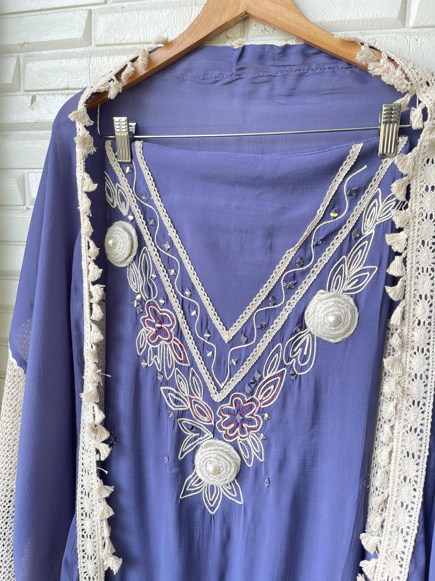 Mul chanderi unstitched ladies suit Rc17430