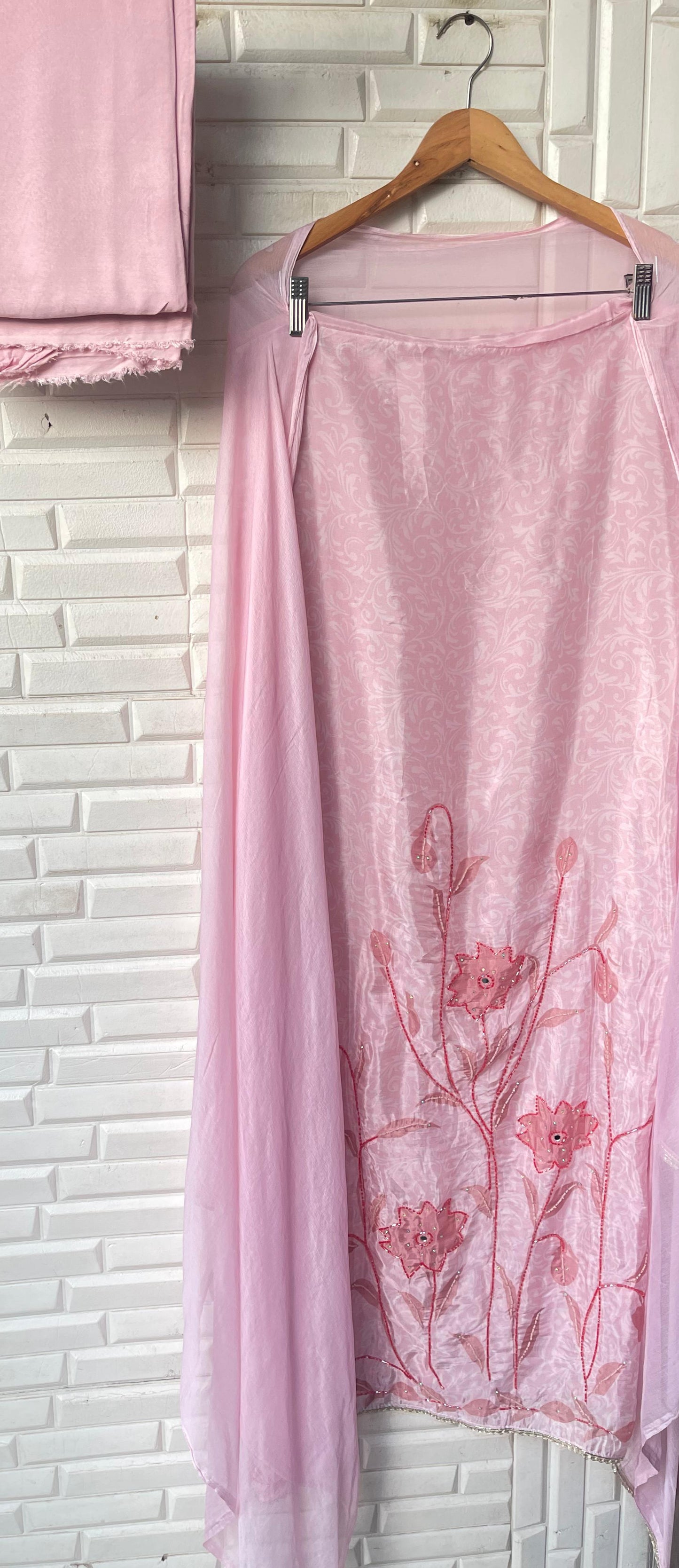 Organza unstitched ladies suit Rc17295 (a)