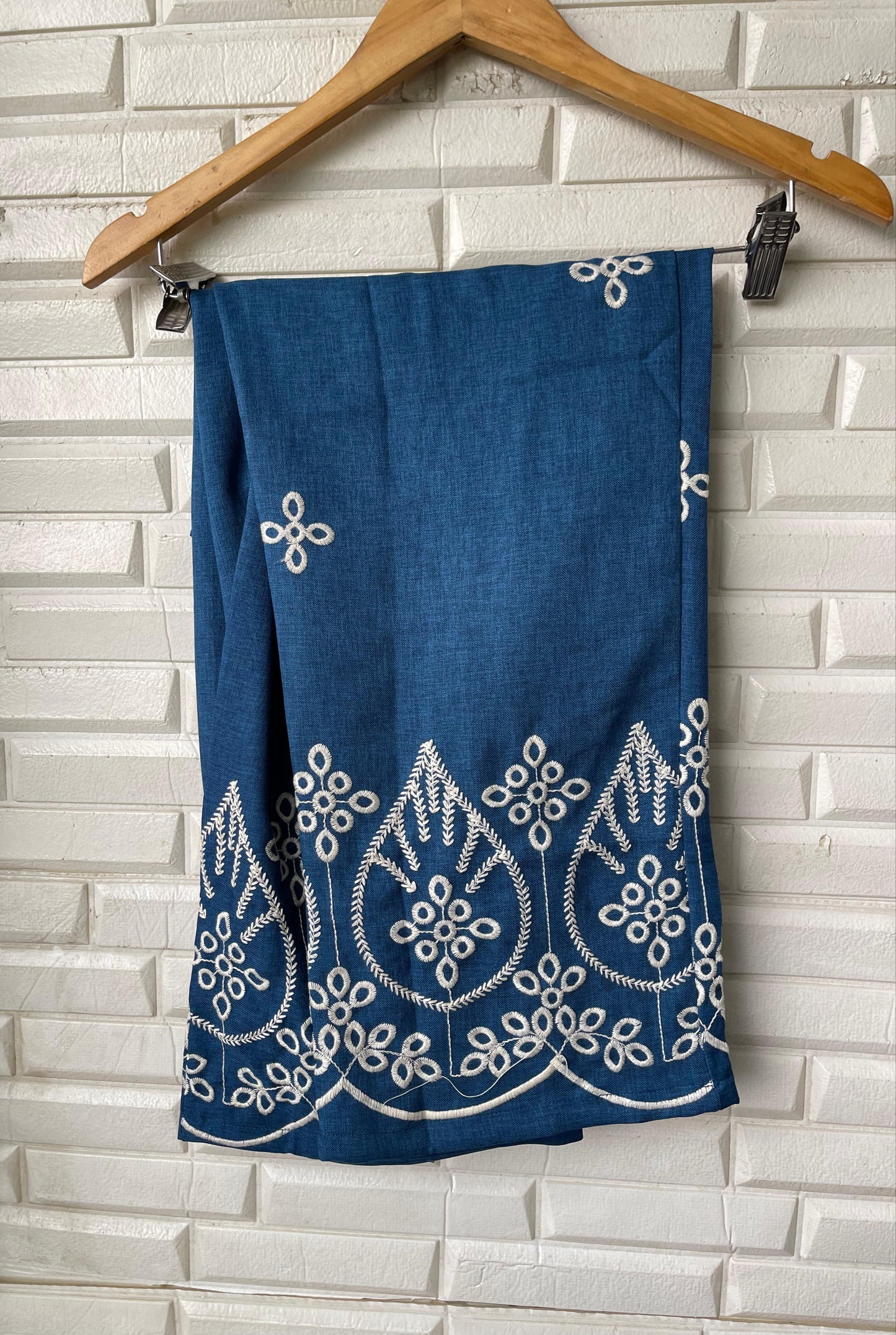 Cotton linen readymade ladies coord set Rc17358 (b)