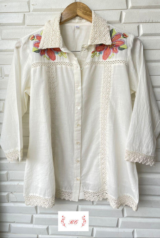 Pure Linen Ready to Wear Co-ord Set Rc15358