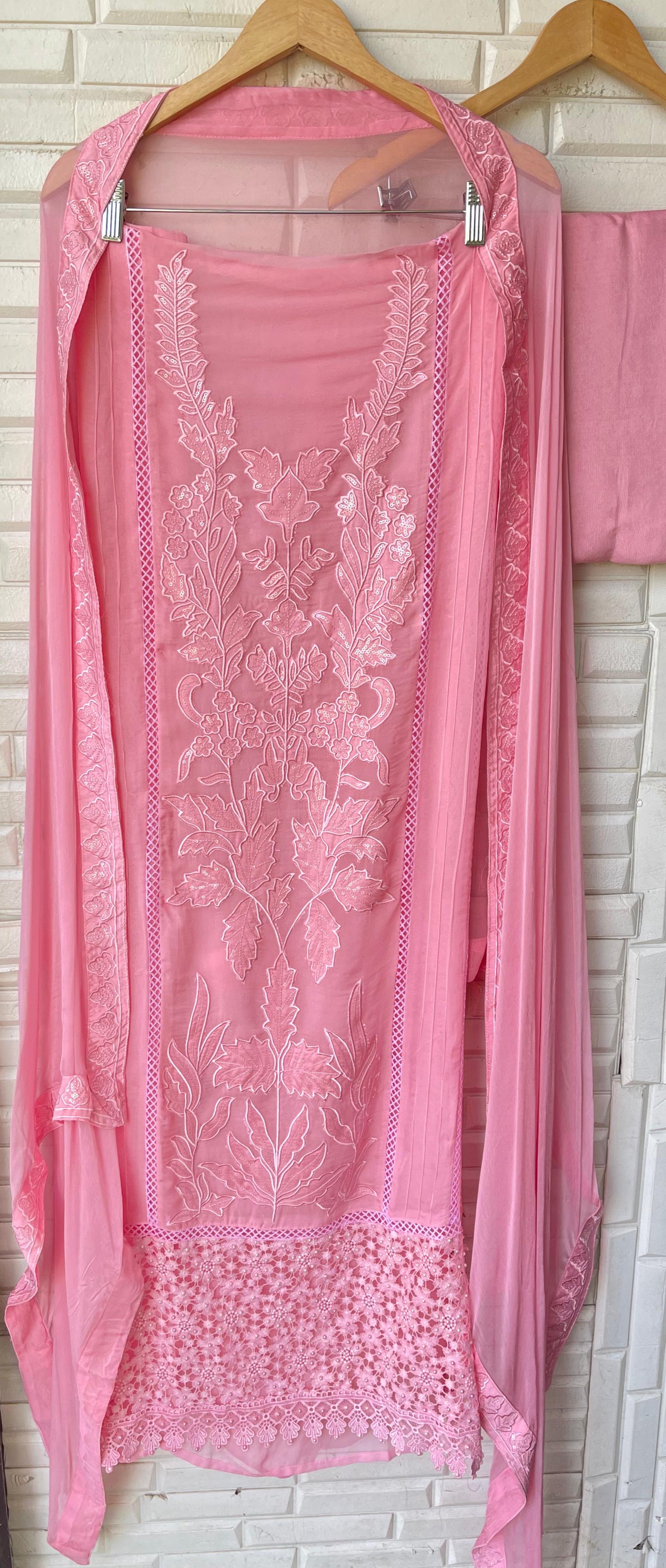 Organza unstitched ladies suit Rc17831 (a)