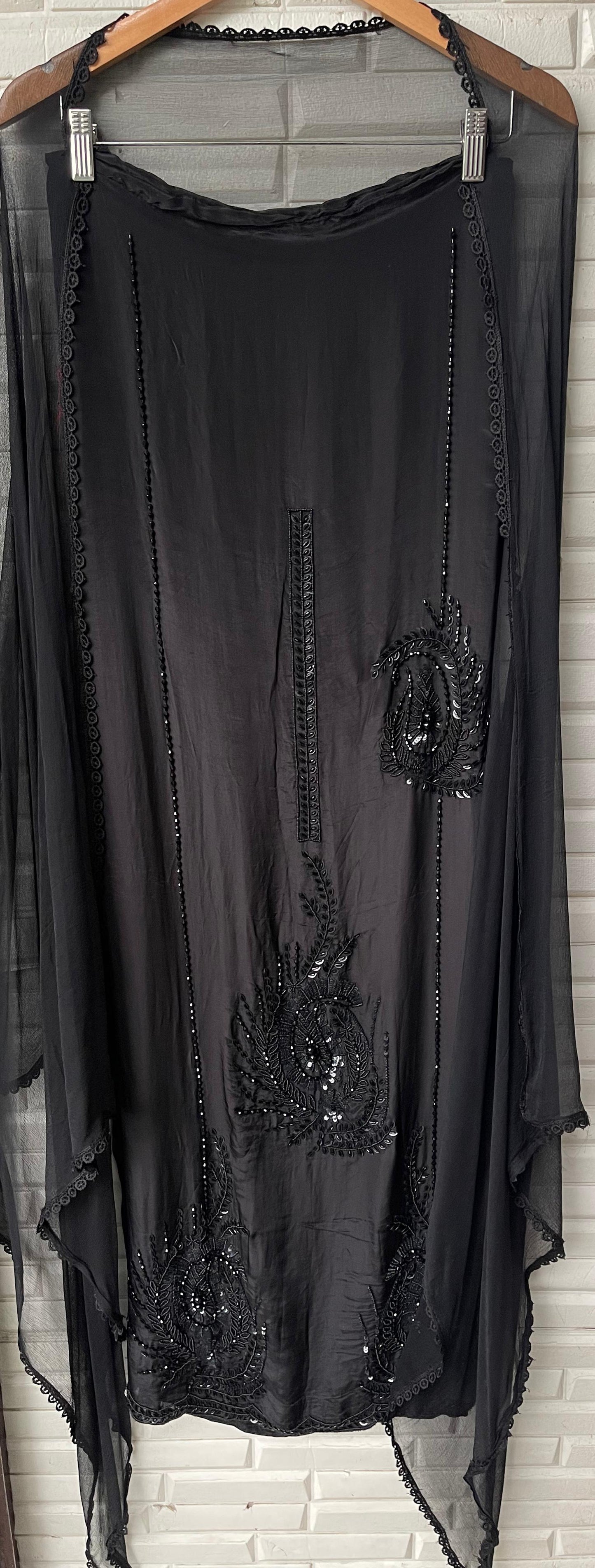 Crepe Silk unstitched ladies suit Rc17556