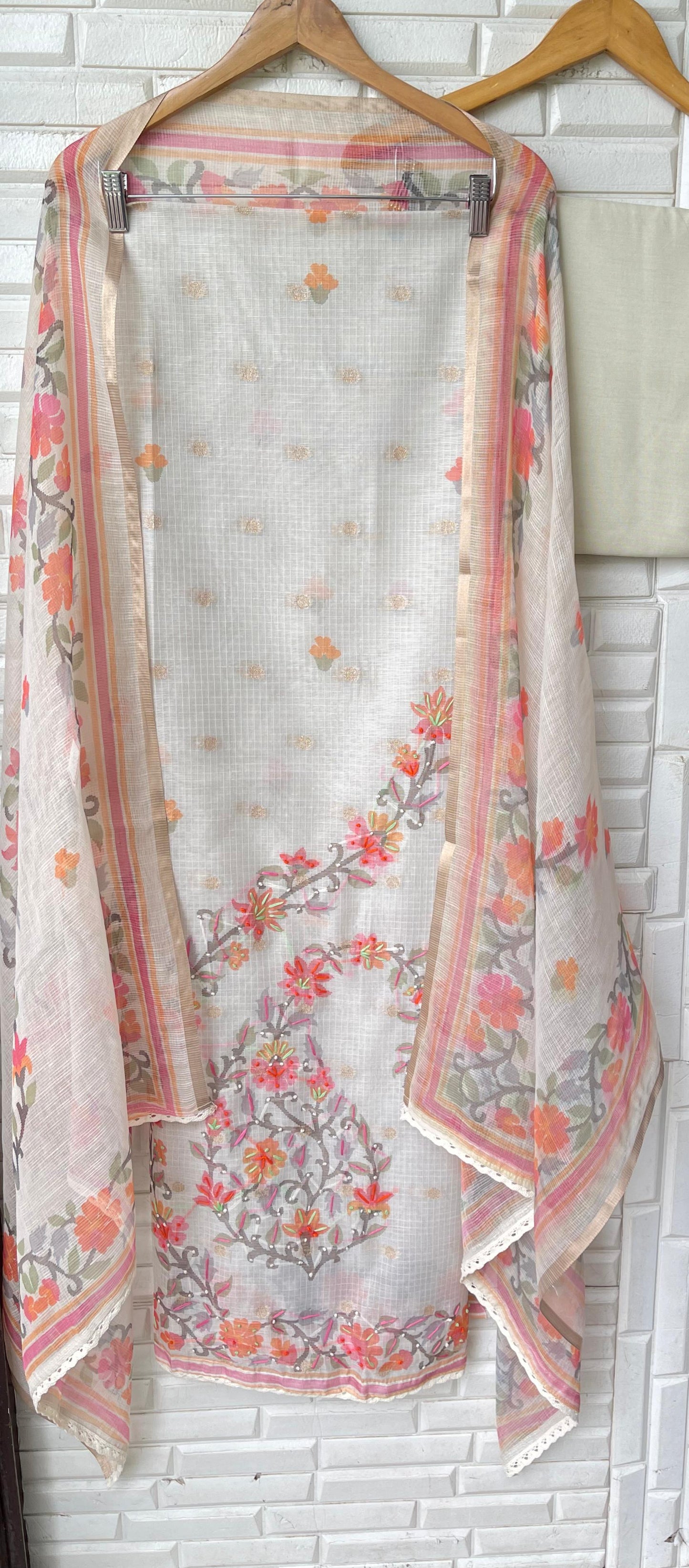 Banarasi kota doriya unstitched ladies suit Rc17441