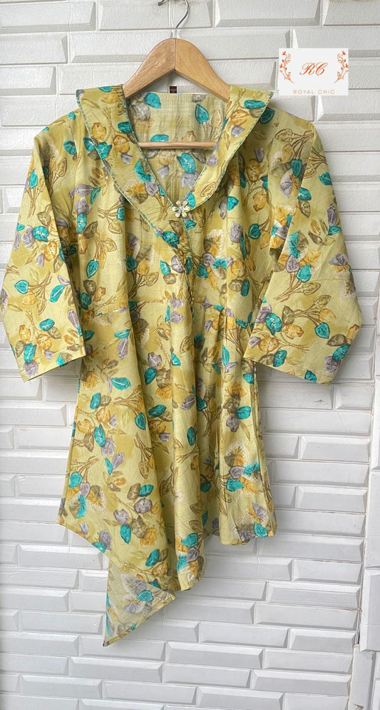 Muslin Printed Ready to Wear Coord Set Rc 12054